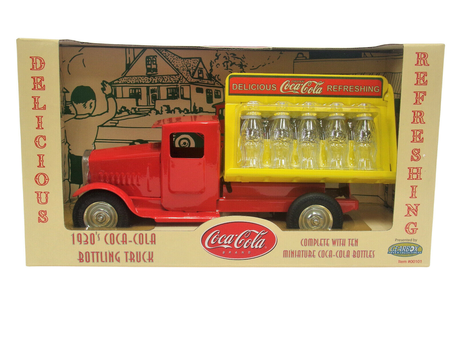 Vintage 1930's Coca-Cola Bottling Truck , Toy / Collectible