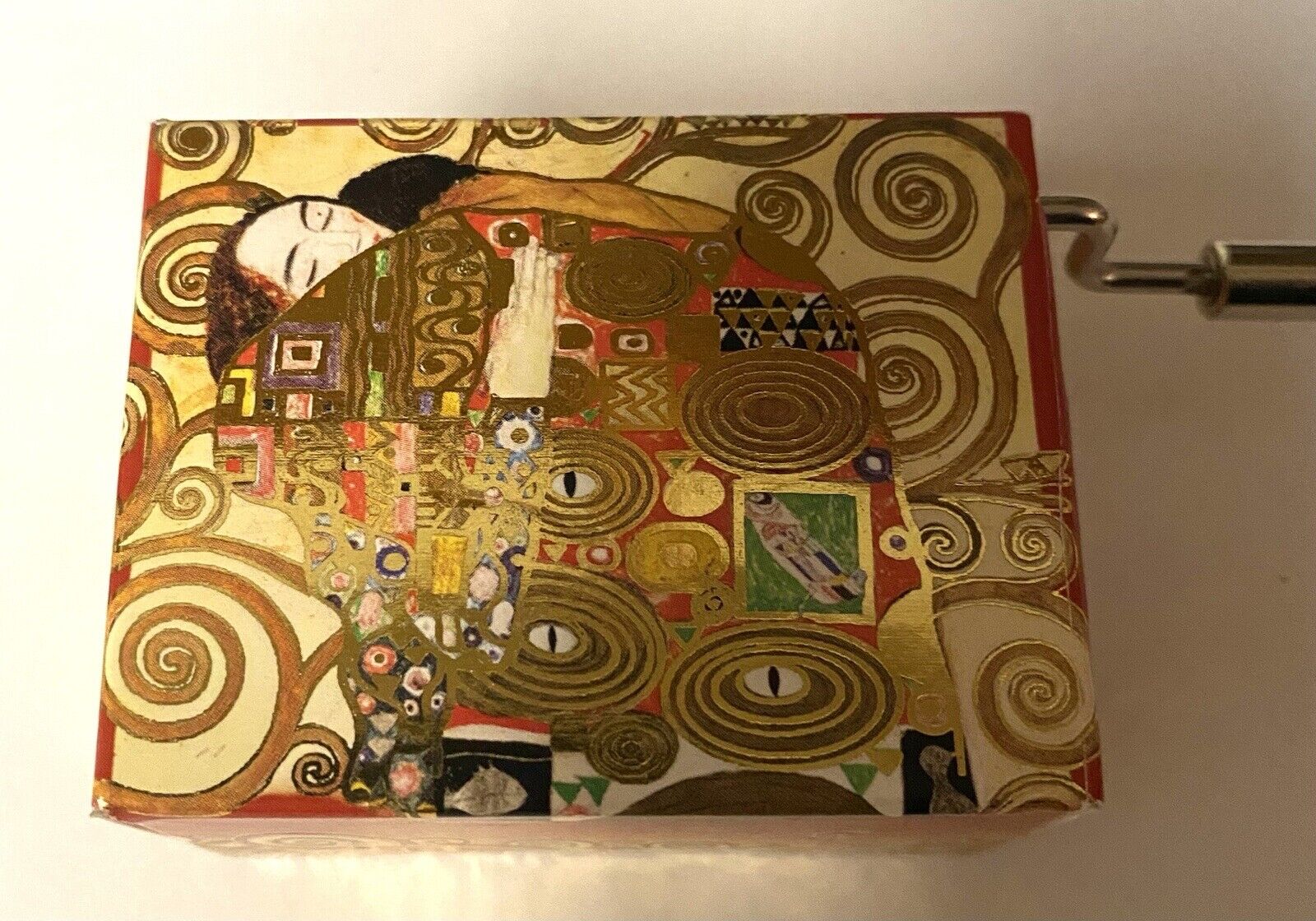 Fridolin~Gustav Klimt~Hand Crank Music Box “Fur Elise”. Pre Owned~ RARE-Works