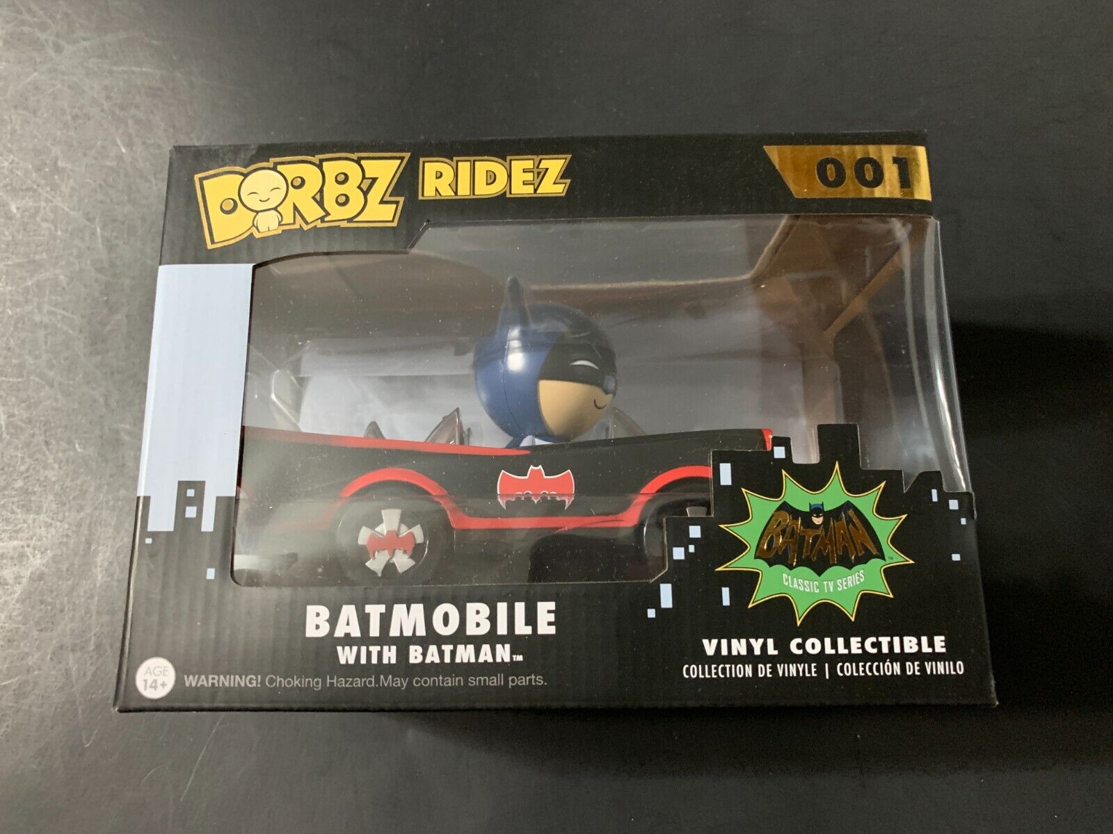 Funko Dorbz Ridez DC Comics - Batman W/ Batmobile 001 (Classic TV Series)