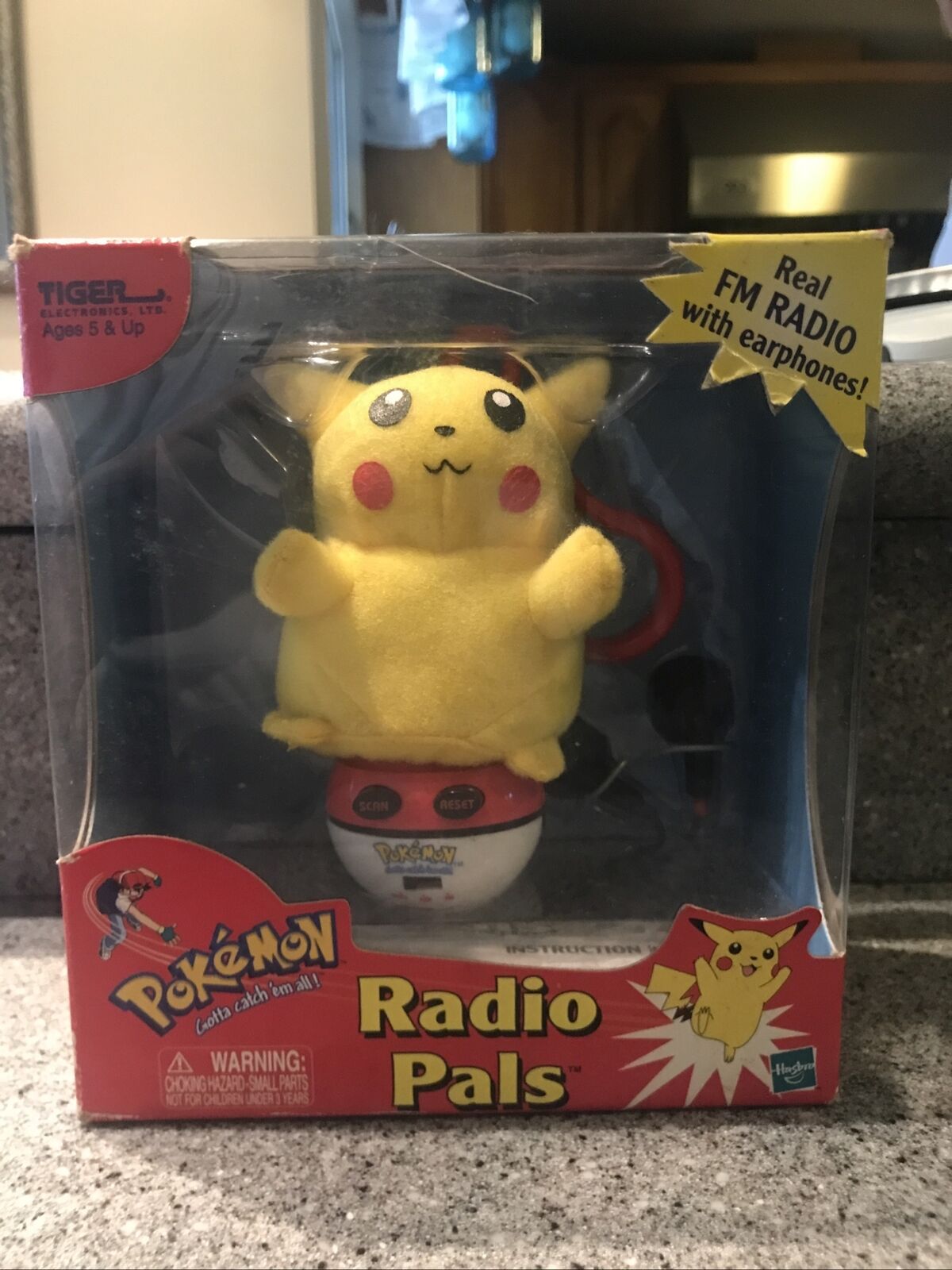 Tiger Electronics pokemon pikachu radio pals PLEASE READ