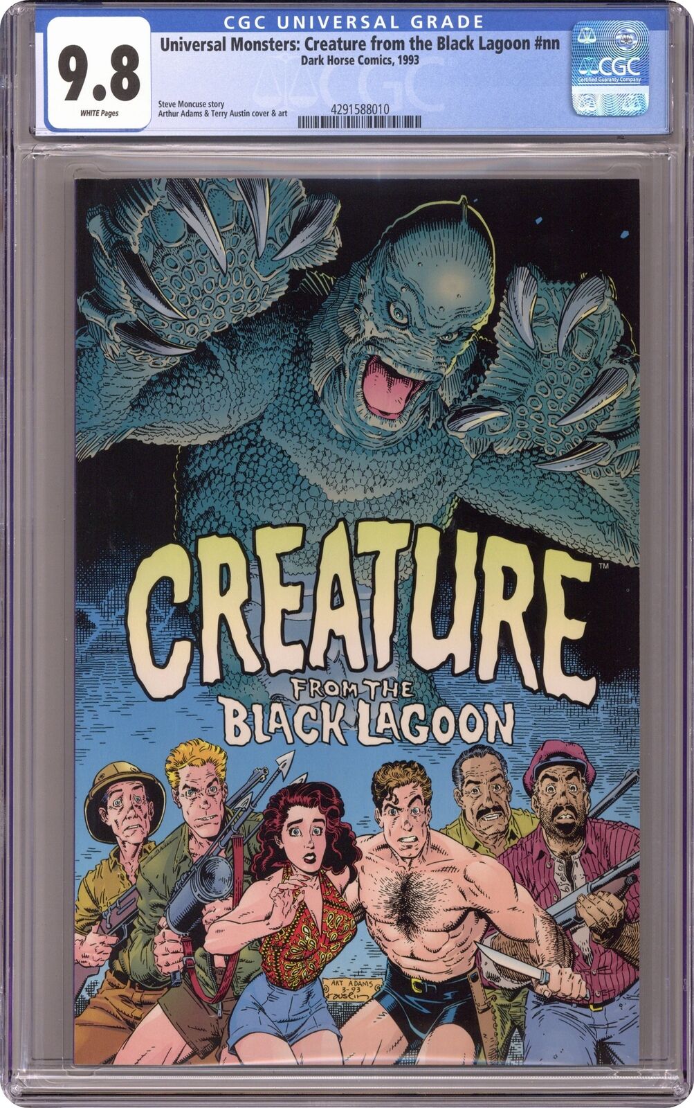 Universal Monsters Creature from the Black Lagoon #1 CGC 9.8 1993 4291588010
