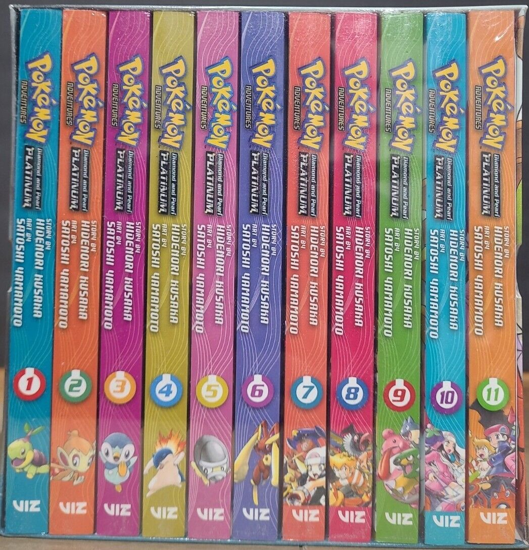 Pokemon Adventures Diamond & Pearl / Platinum Box Set Vol. 1-11 Manga English 