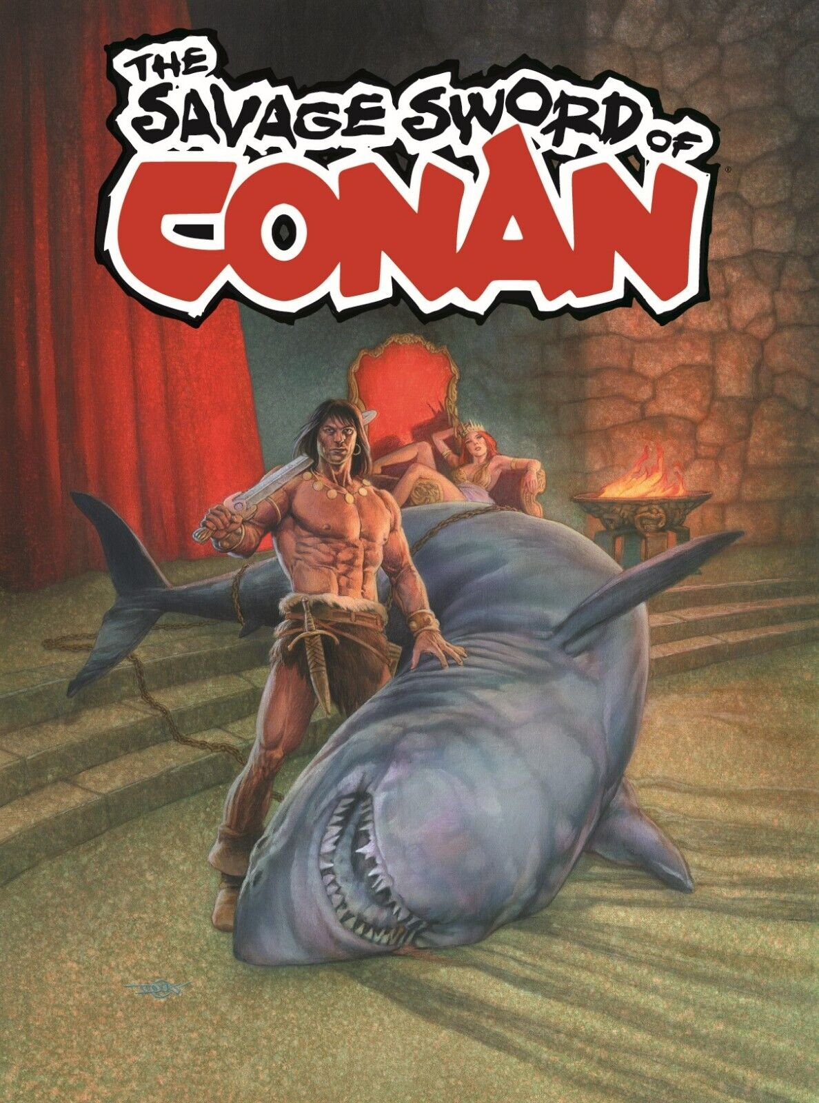 Savage Sword of Conan #1  Doug Klauba Cover -Borderlands Exclusive