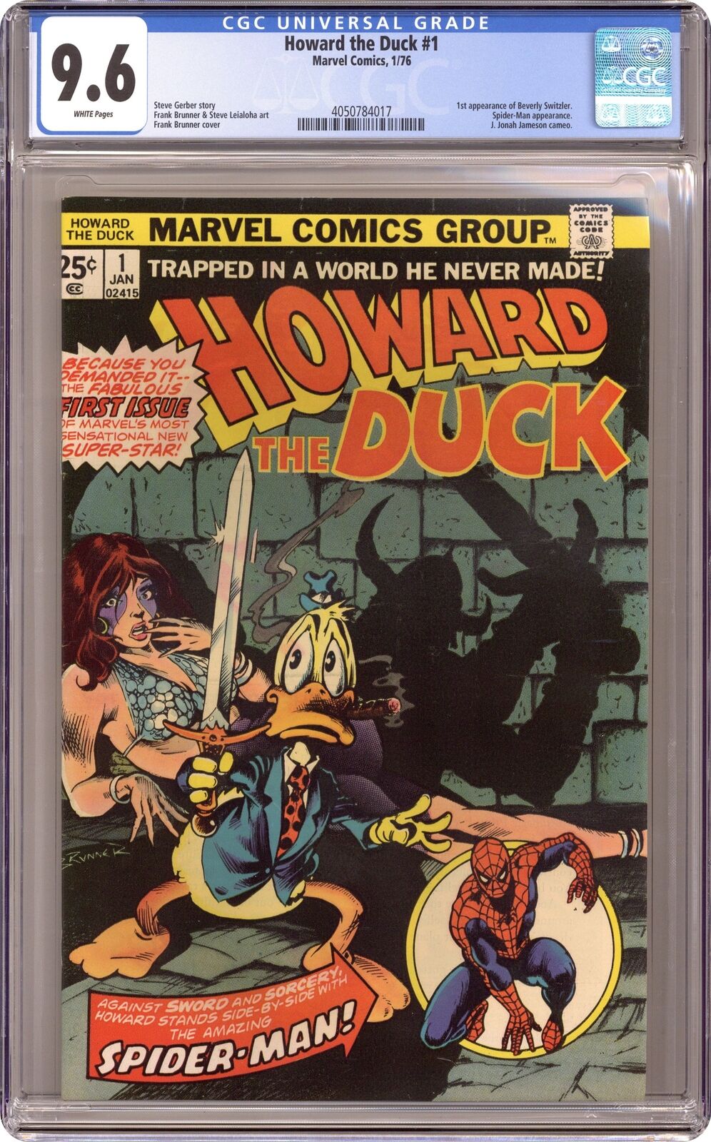 Howard the Duck #1 CGC 9.6 1976 4050784017