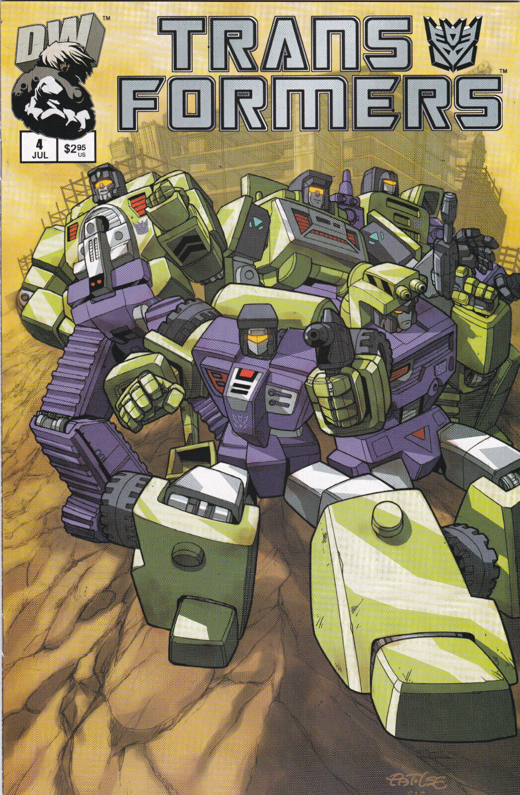 Transformers: Generation 1 (2002 series) #4B Decepticon DW COMICS High Grade