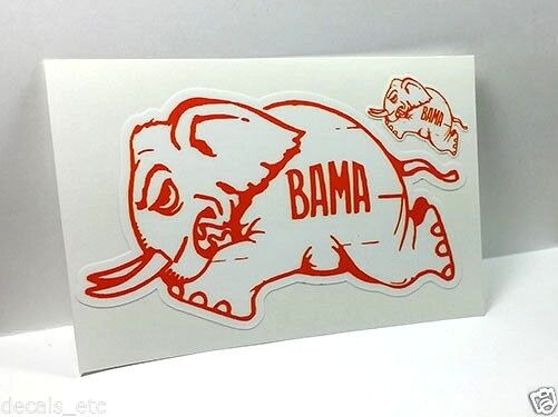 University of Alabama, Bama Vintage Style College DECAL / Vinyl STICKER