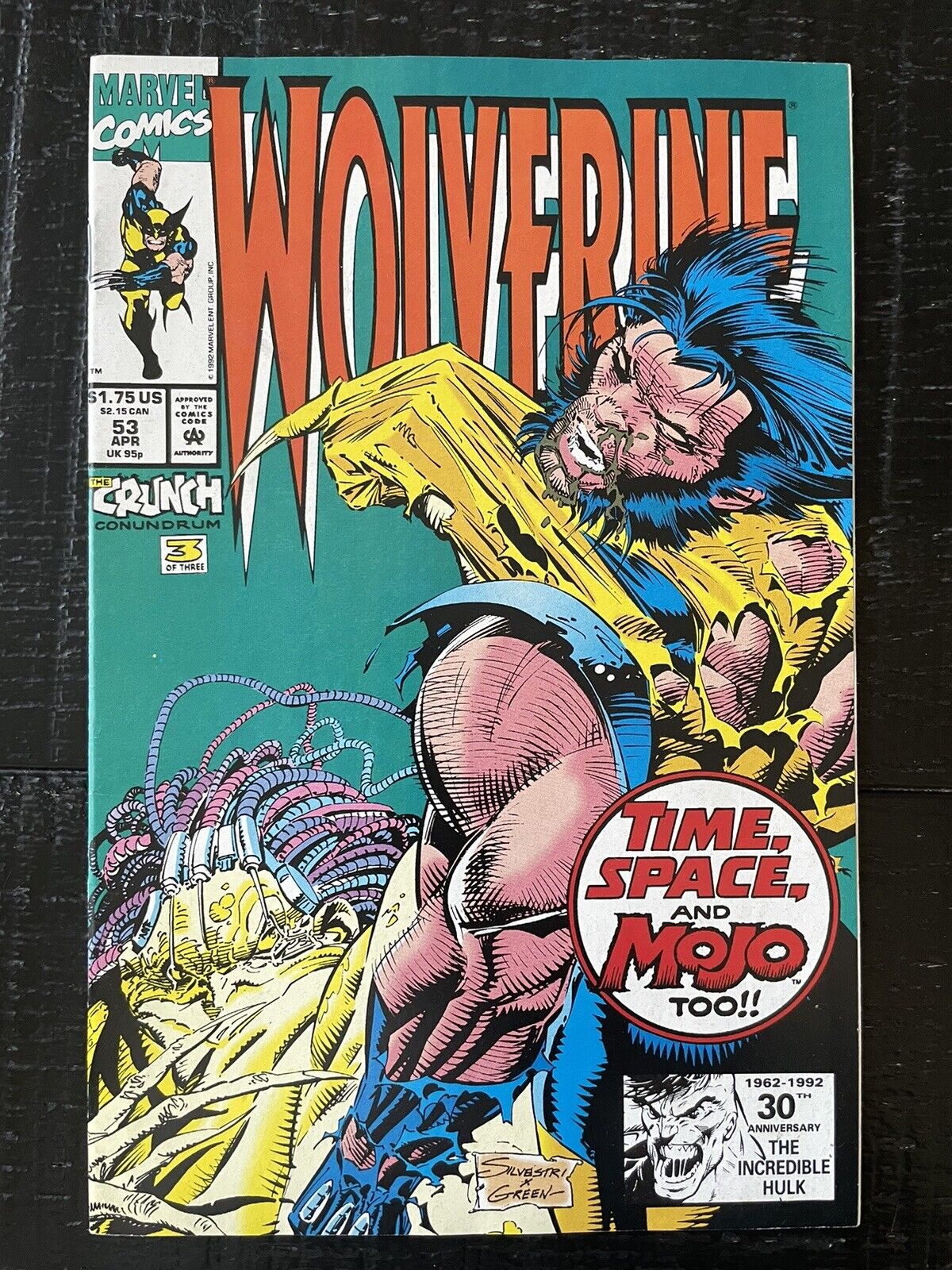 Wolverine 53 Time Space and Mojo Too VF 1992 Will Combine Shipping