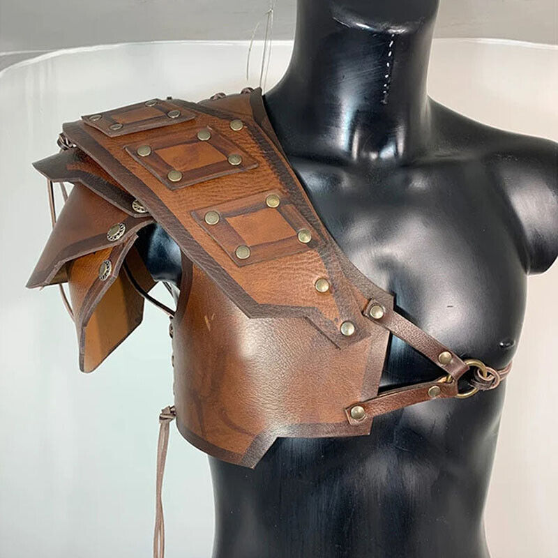 Medieval Single Shoulder Armor Gladiator Battle Knight Costume Cosplay