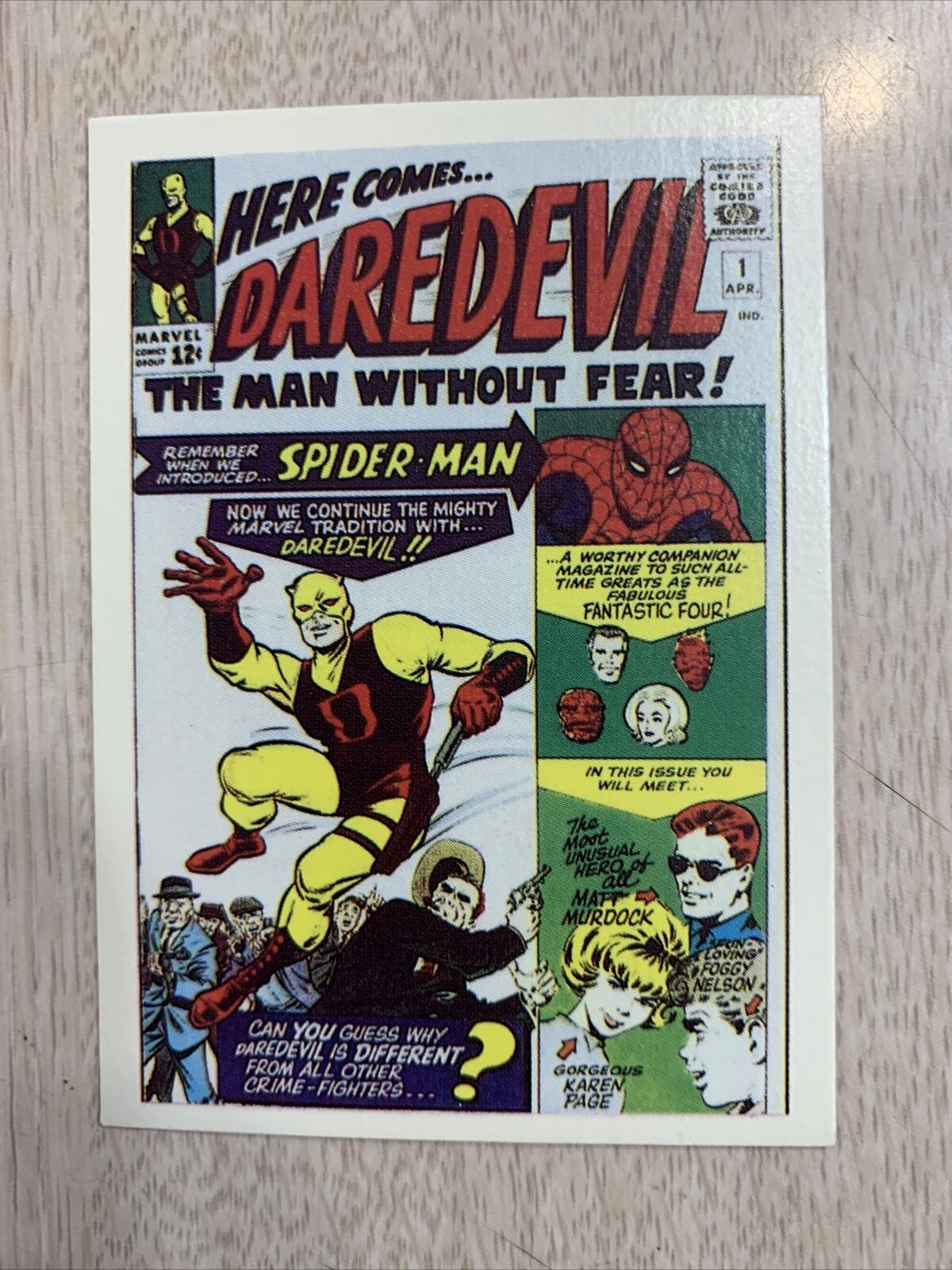 DAREDEVIL #1  MARVEL SUPERHEROES FIRST ISSUE COVERS NM 1984 BEAUTIFUL KIRBY