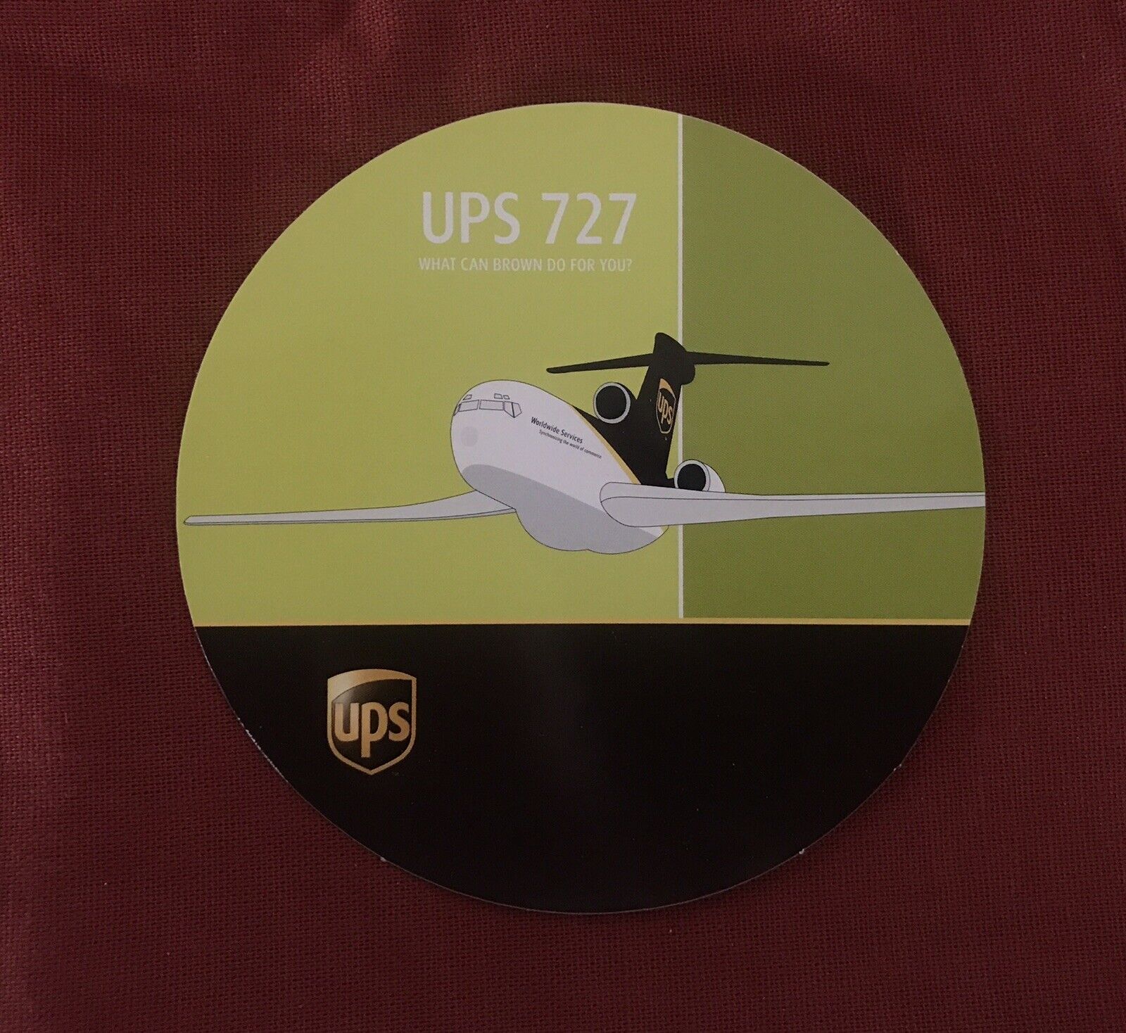 UPS UNITED PARCEL SERVICE Airlines Package Freighter B727 Sticker/Decal Airline