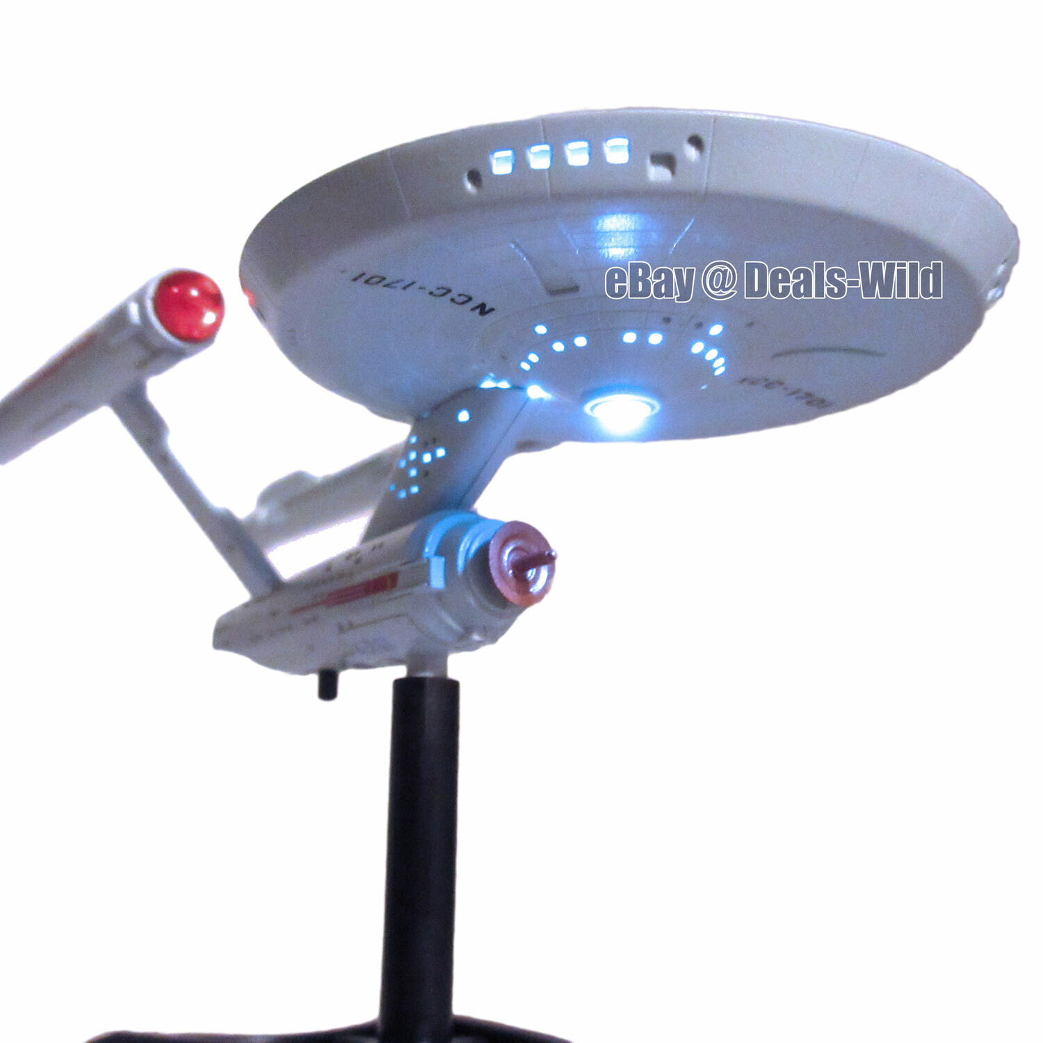 Light Up Star Trek USS Enterprise NCC-1701 Ship Toy Classic TOS Original Series