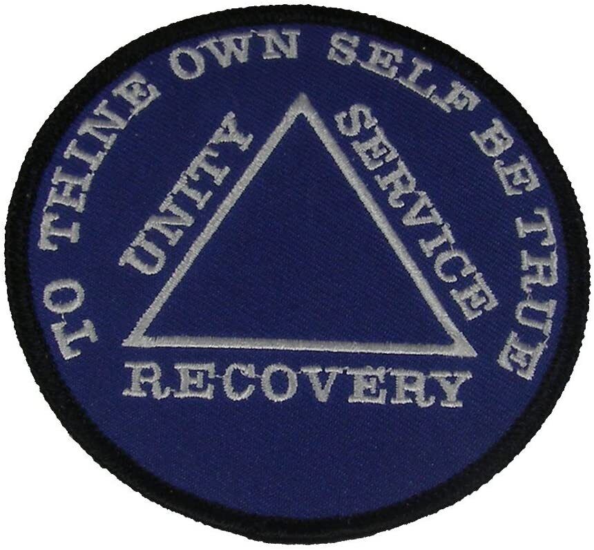 ALCOHOLICS ANONYMOUS AA TO THINE OWN SELF BE TRUE PATCH - Veteran Owned Business