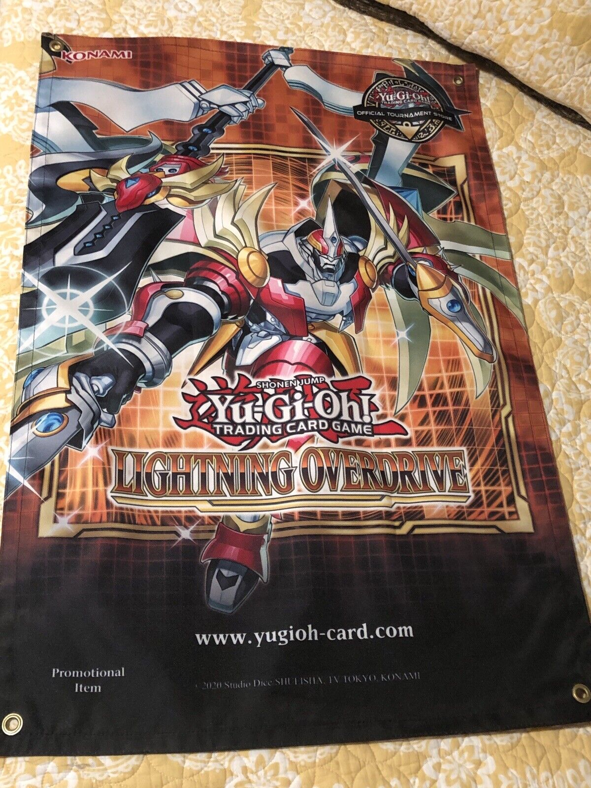 Yu-Gi-Oh - Lightning Overdrive Konami OTS - Hanging Banner -2' X3'