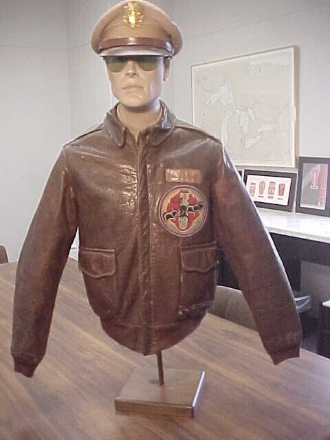 WWII USAAF NAMED A-2 JACKET ~ AIR APACHES PILOT THAT ALSO SERVED IN KOREAN WAR