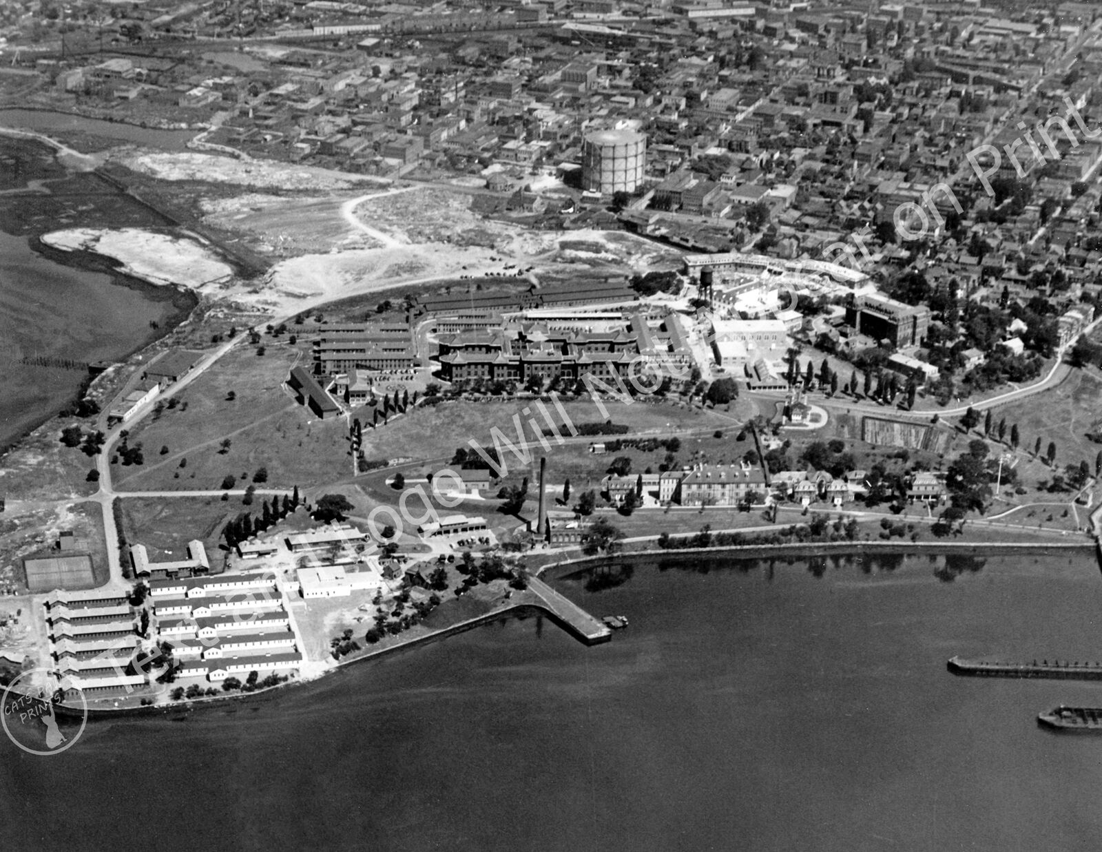 1944 Chelsea Naval Hospital, Boston, Massachusetts Old Photo 8.5\