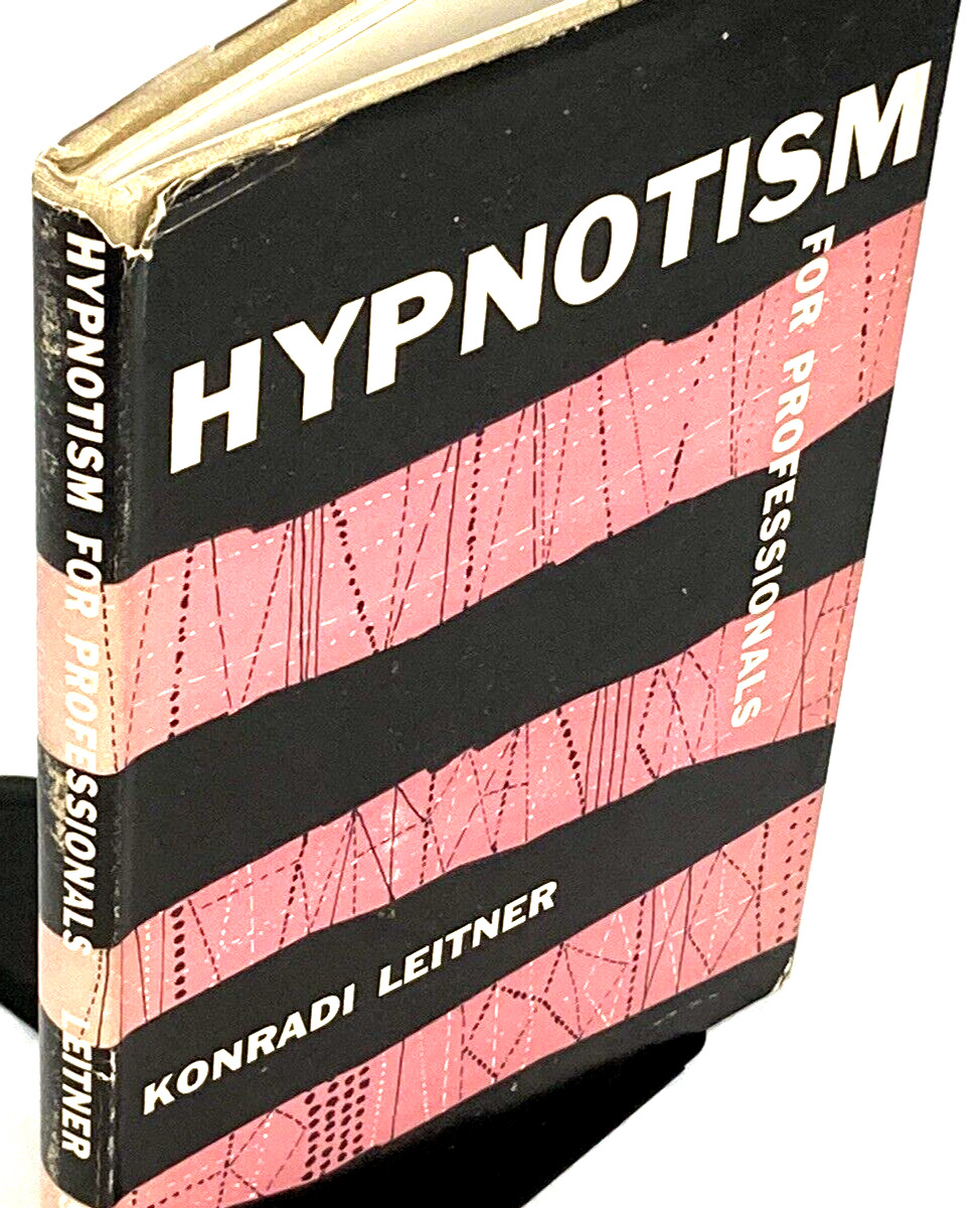 Preowned   ,HYPNOTISM FOR PROFESSIONALS ,LEITNER 1953, HARDBOUND, SLIP IS WORN,