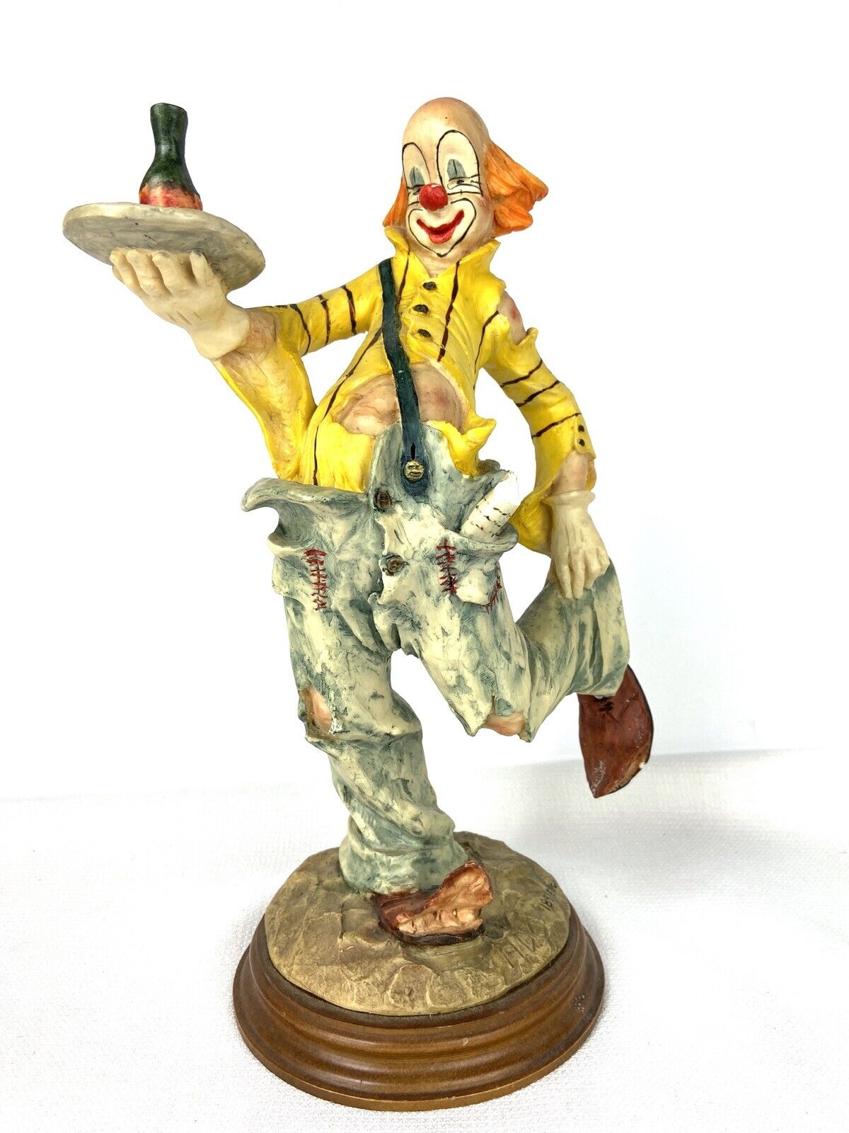 Dante by Ado for Creative World Waiter Clown Statue 12-1/2” Tall Resin 189/5000