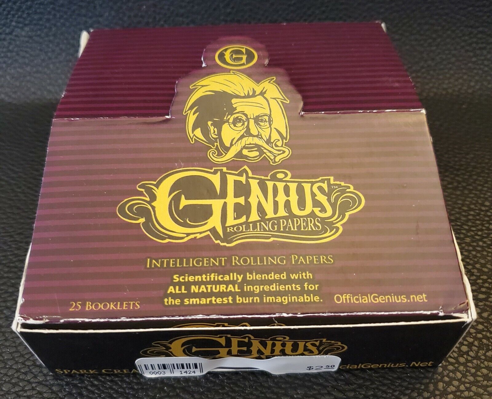 GENIUS KING SIZE CIGARETTE ROLLING PAPERS 
