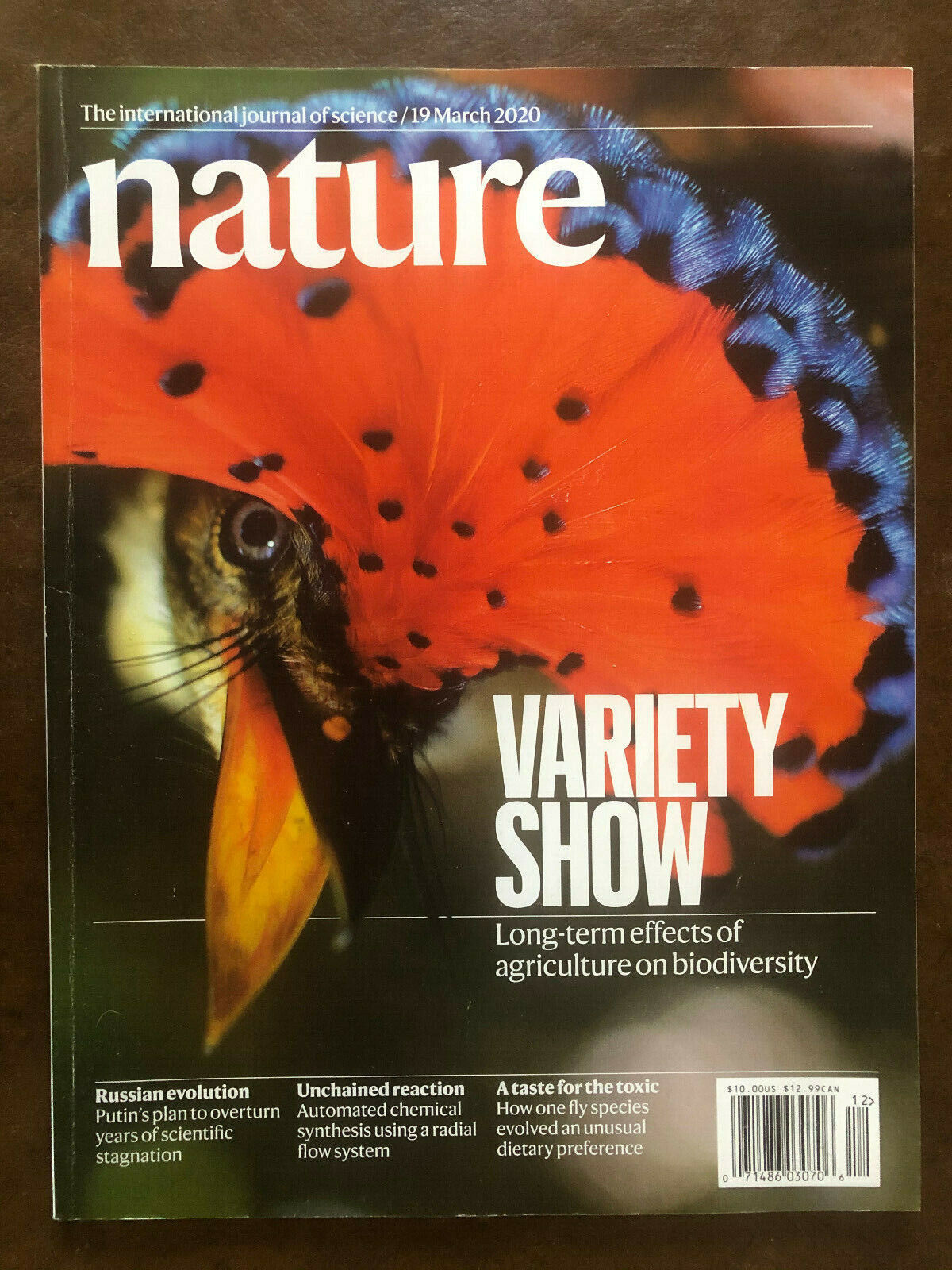 NATURE International Weekly Journal Science Magazine March 19 2020 Biodiversity