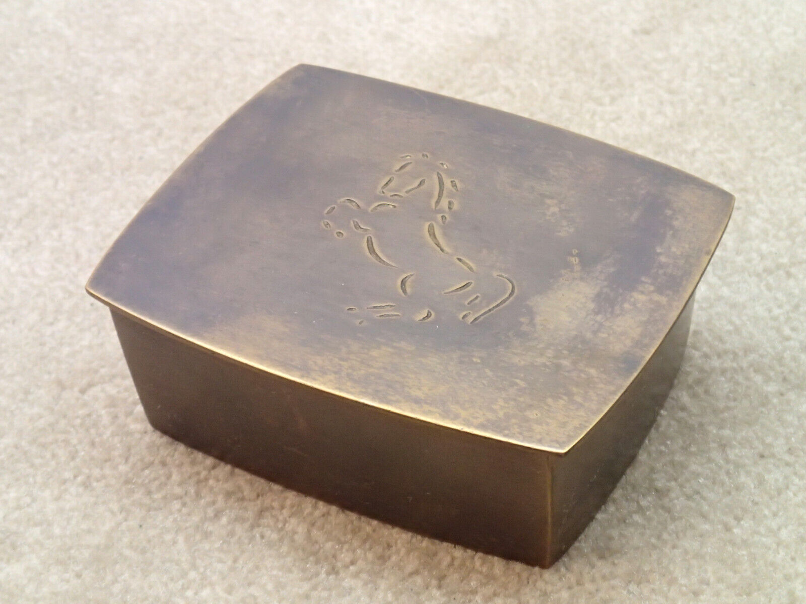 Wah Ming Chang Vintage Bronze Originals of California Horse Box