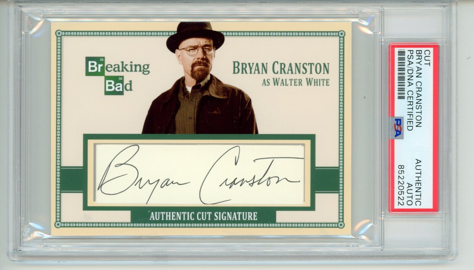 Bryan Cranston ~ Signed Autographed Breaking Bad Trading Card Auto ~ PSA DNA