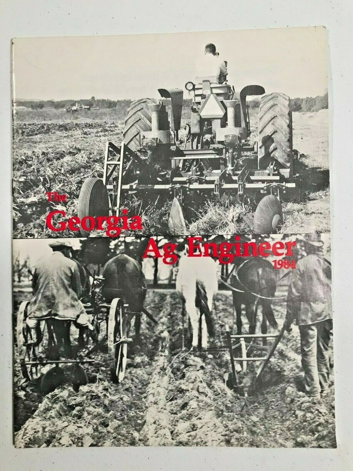 1984 bk 55th annual GEORGIA AG ENGINEERing UGA Athens University GA Agriculture