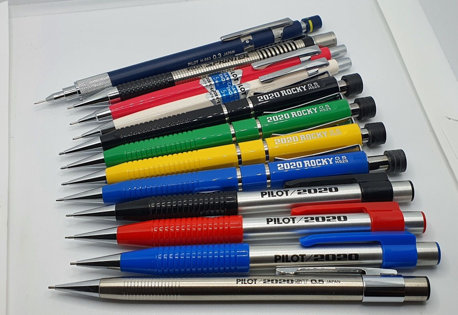 set of 12 pcs of vintage pilot mechanical pencil