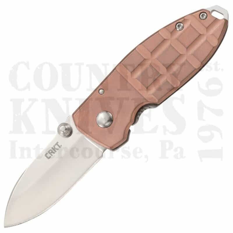 CRKT Copper Squid Pocket Knife Clip Folder D2 Tool Steel 5.65\