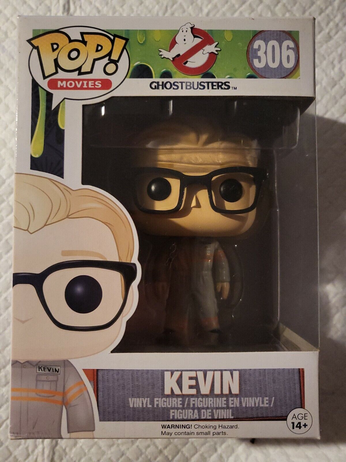 Flawed Box Ghostbusters Reboot Kevin POP Vinyl Figure FUNKO 306