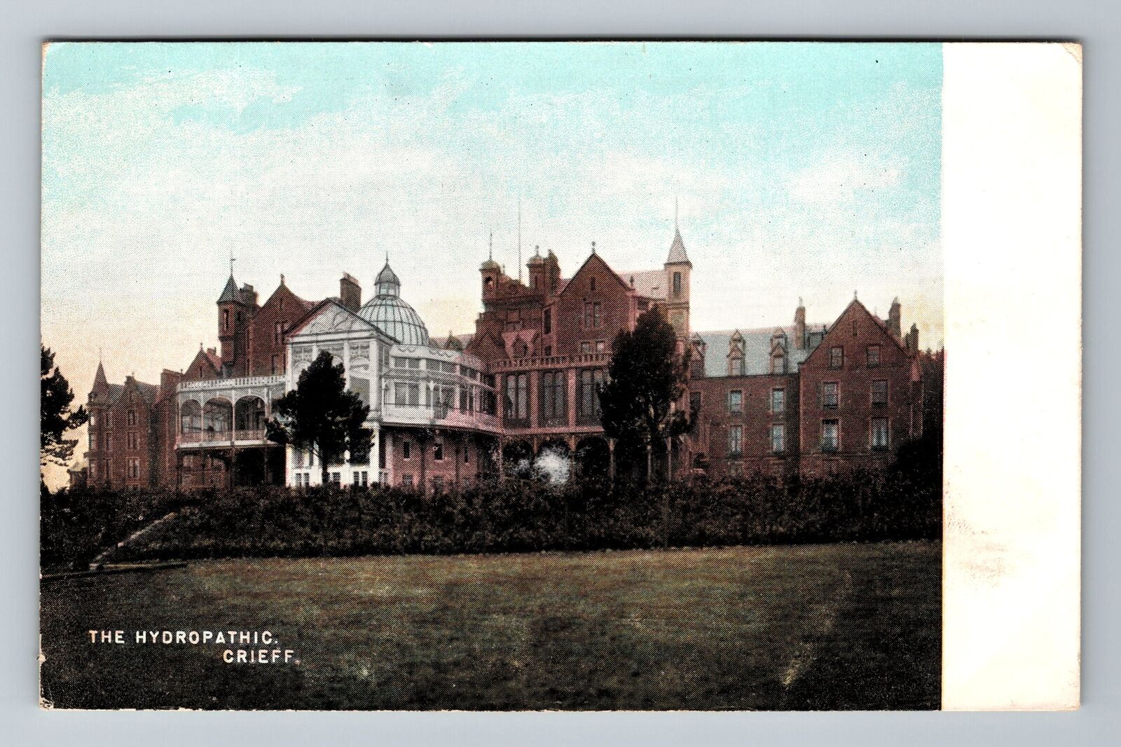 Crieff Perthshire Scotland Hydropathic Hotel Founded 1868 Vintage Postcard