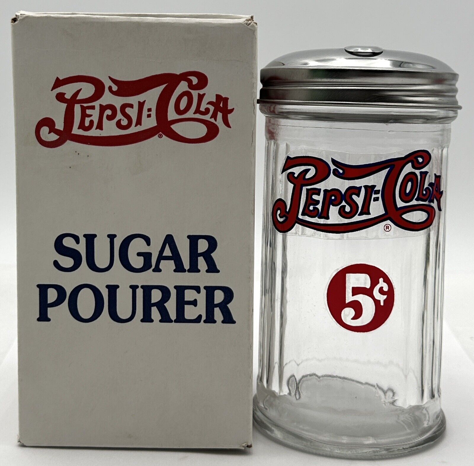 Pepsi Cola Double Dot Restaurant Style Sugar Pourer Gino\'s Malt Shop