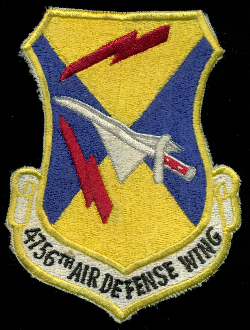USAF 4756th Air Defense Wing Patch N-27