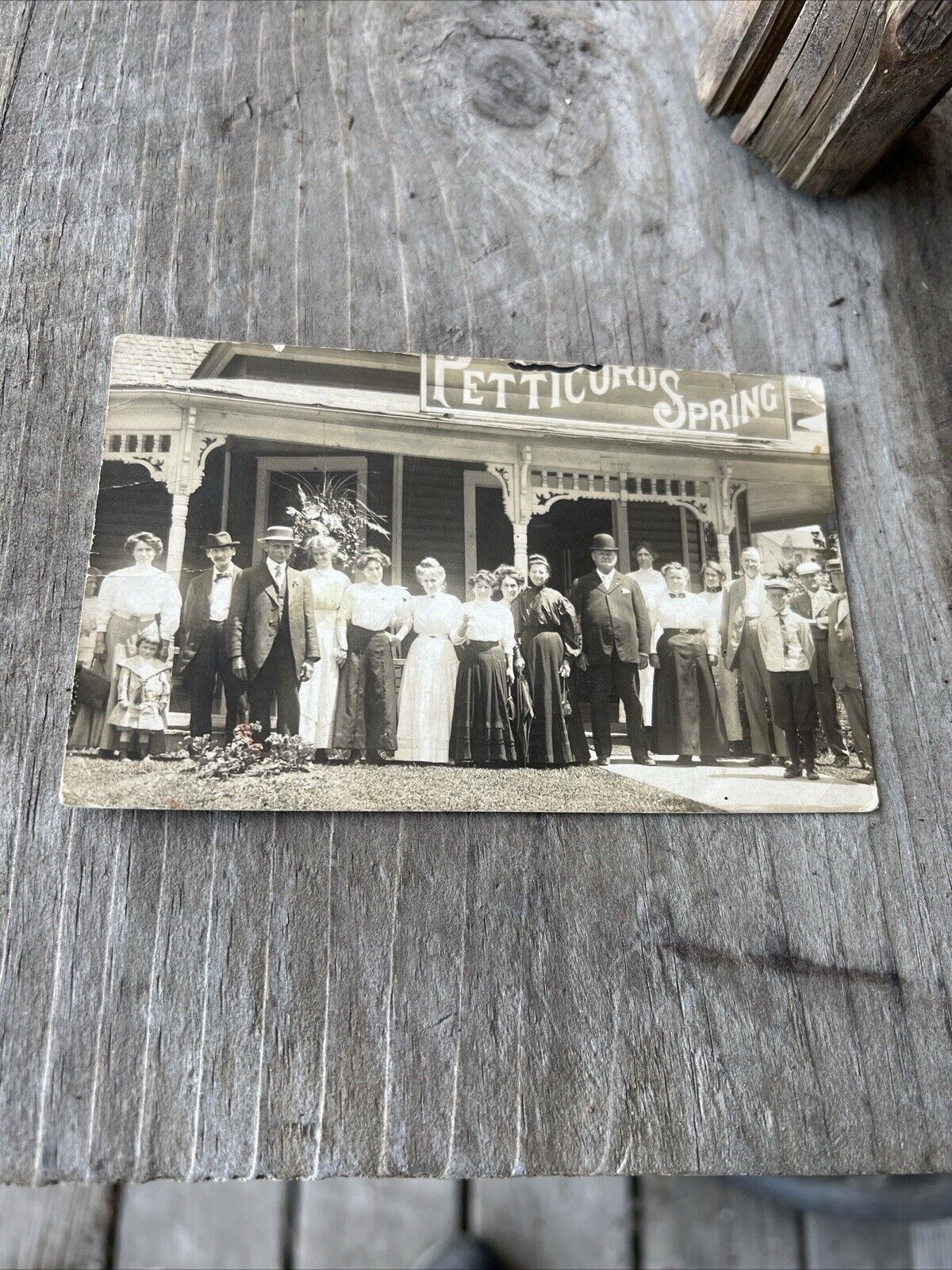 1898 Petticord Spring real photo postcard
