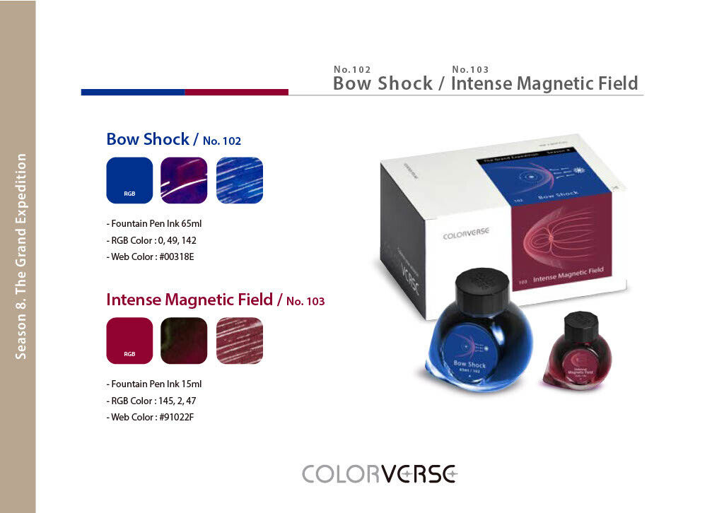Colorverse The Grand Expedition Bottled Ink- Bow Shock & Intense Magnetic Field