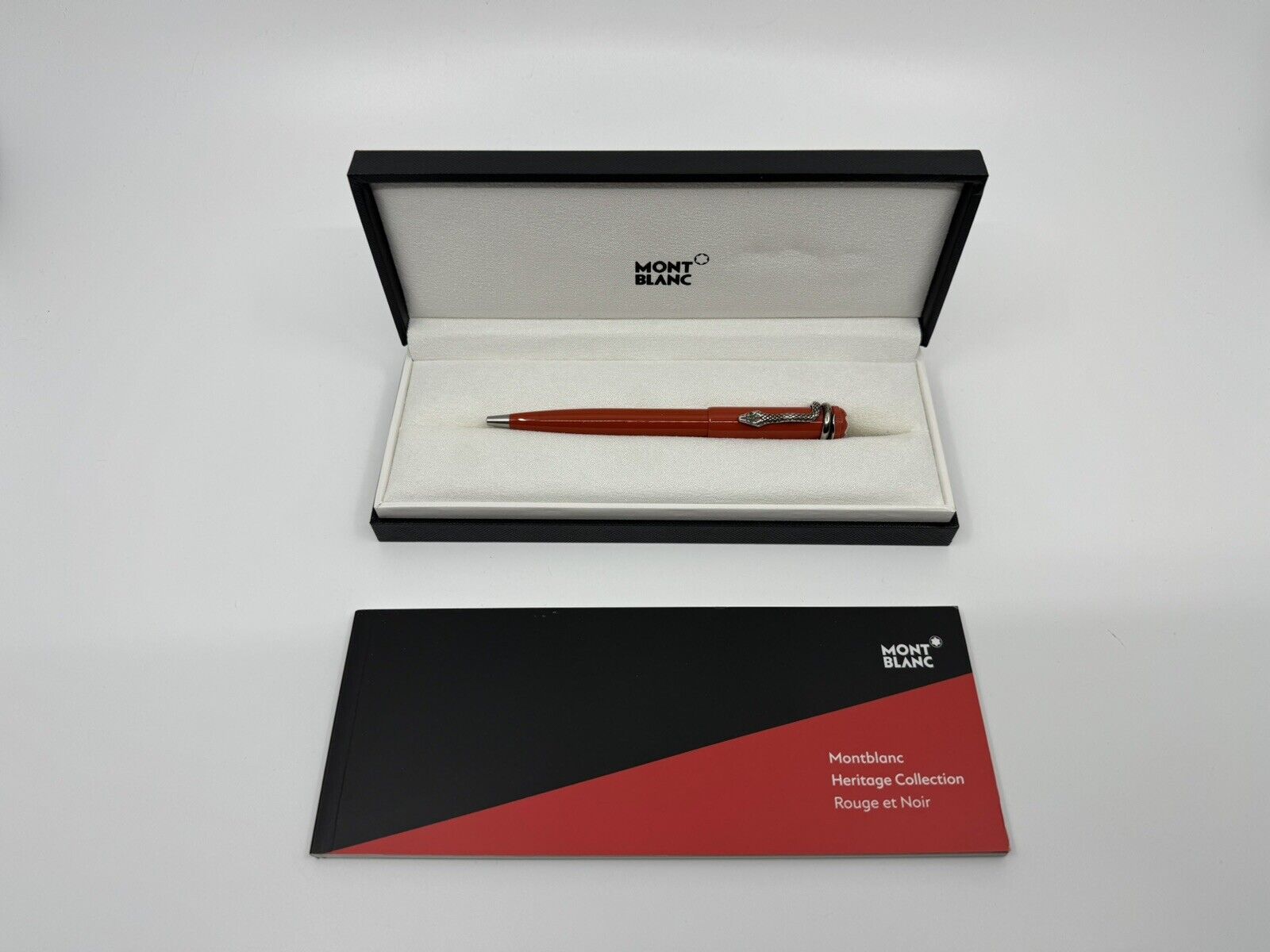 Montblanc HERITAGE COLLECTION Rouge & Noir Special Edition Coral Ballpoint Pen