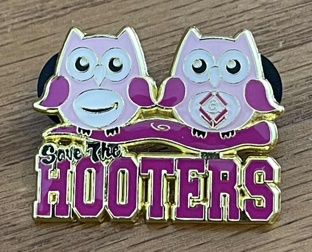 Save the Hooters  Amazon Peccy Pin NEW & Limited