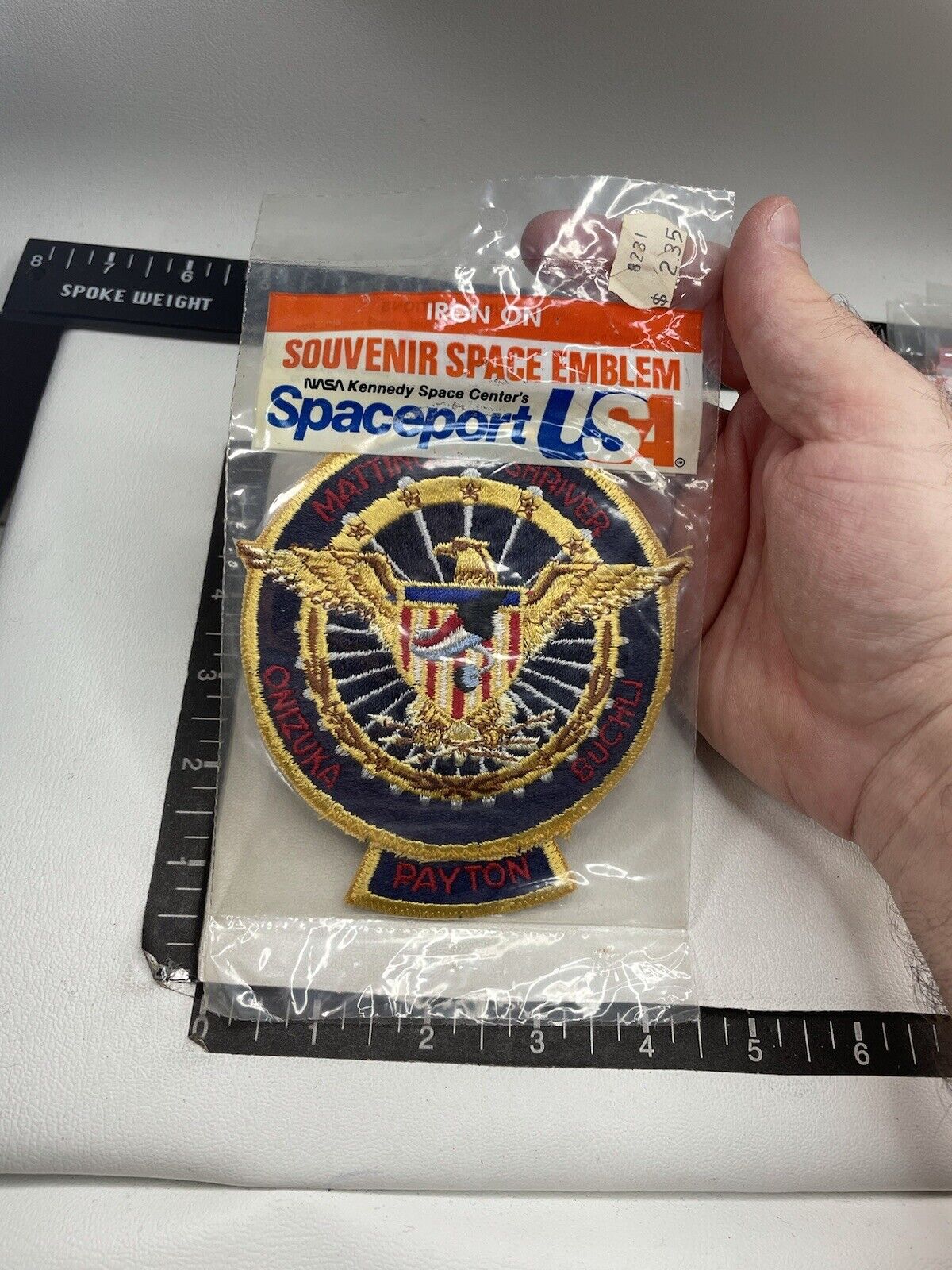 Vtg SPACEPORT USA EMBLEM STS-51-C NASA Mission Astronaut Patch (HTF in Pkg) 12TJ
