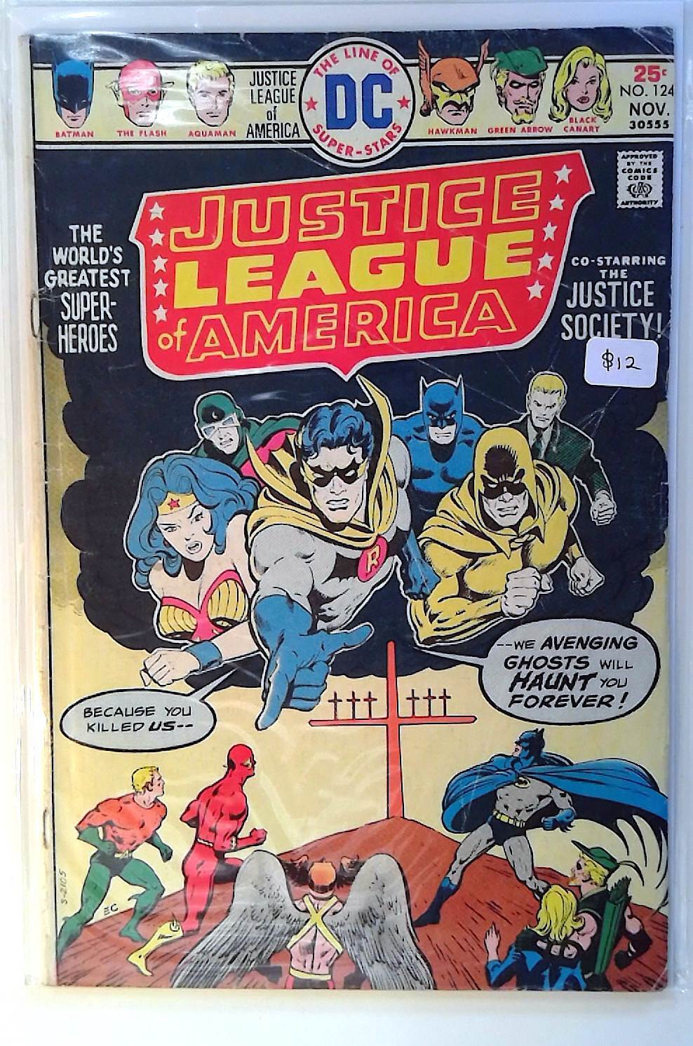 Justice League of America #124 DC Comics (1975) 1st Series 1st Print Comic Book