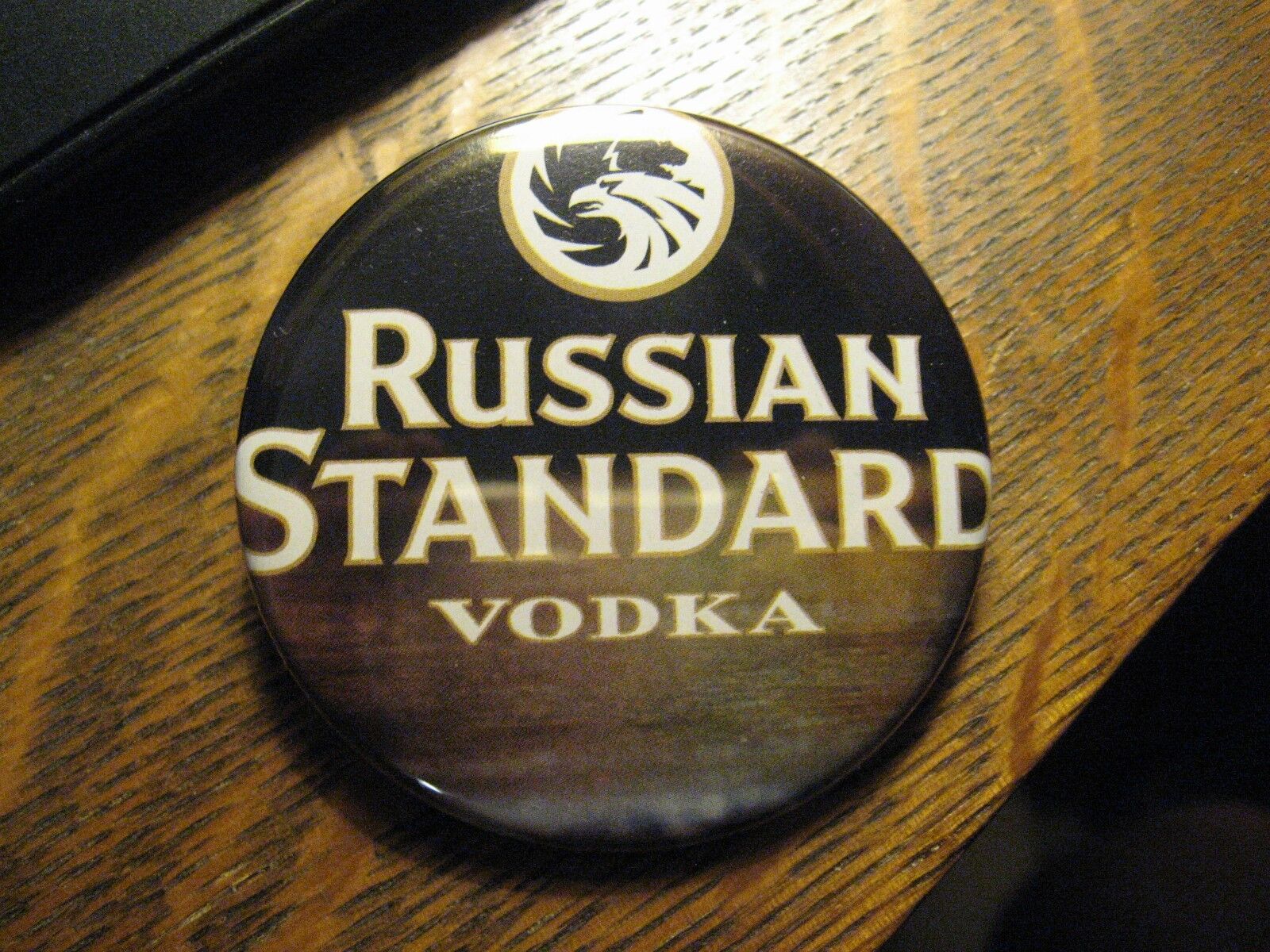 Russian Standard Vodka Premium Cocktail Martini Advertisement Lapel Button PIn