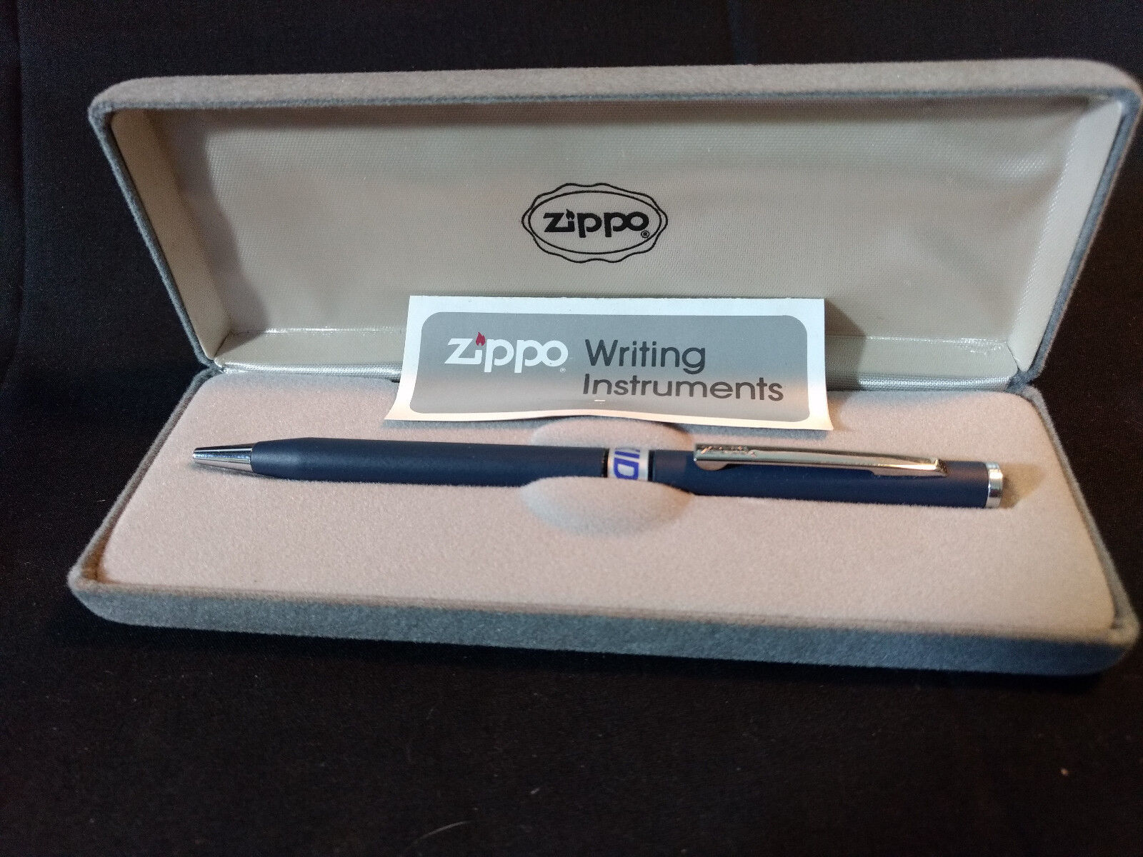Collectible ZIPPO Exide Advertising Pen Writing Instrument In Presentation Box