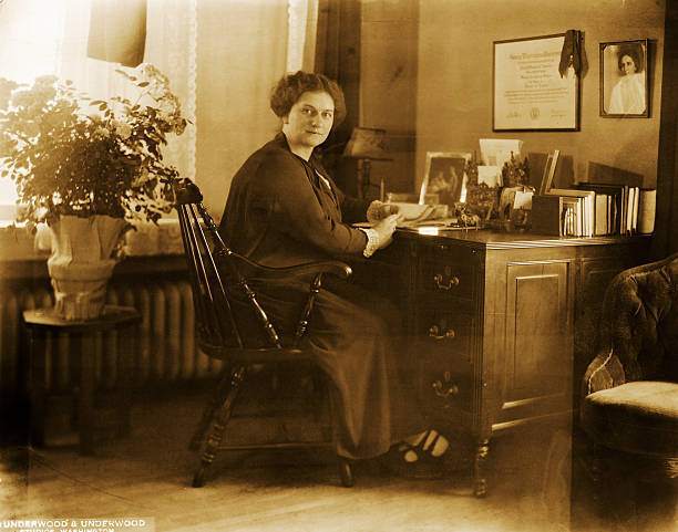 Frances Parkinson Keyes, American Author, Is Shown Several Months - Old Photo