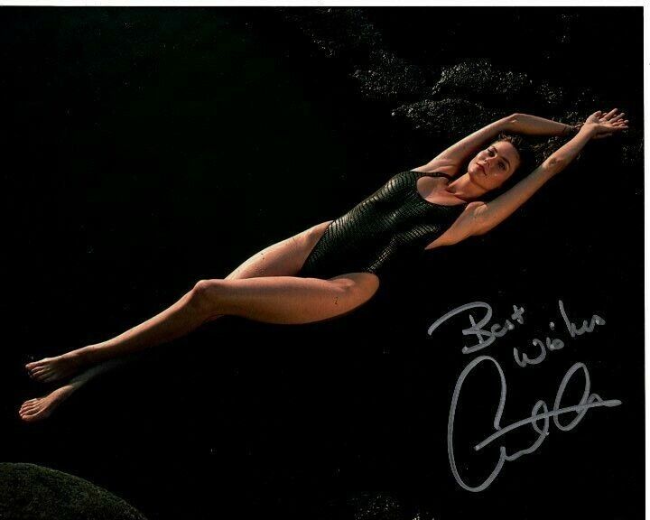 CAROL ALT Signed 8x10 SEXY BEACH BATHING SUIT Photo w/ Hologram COA