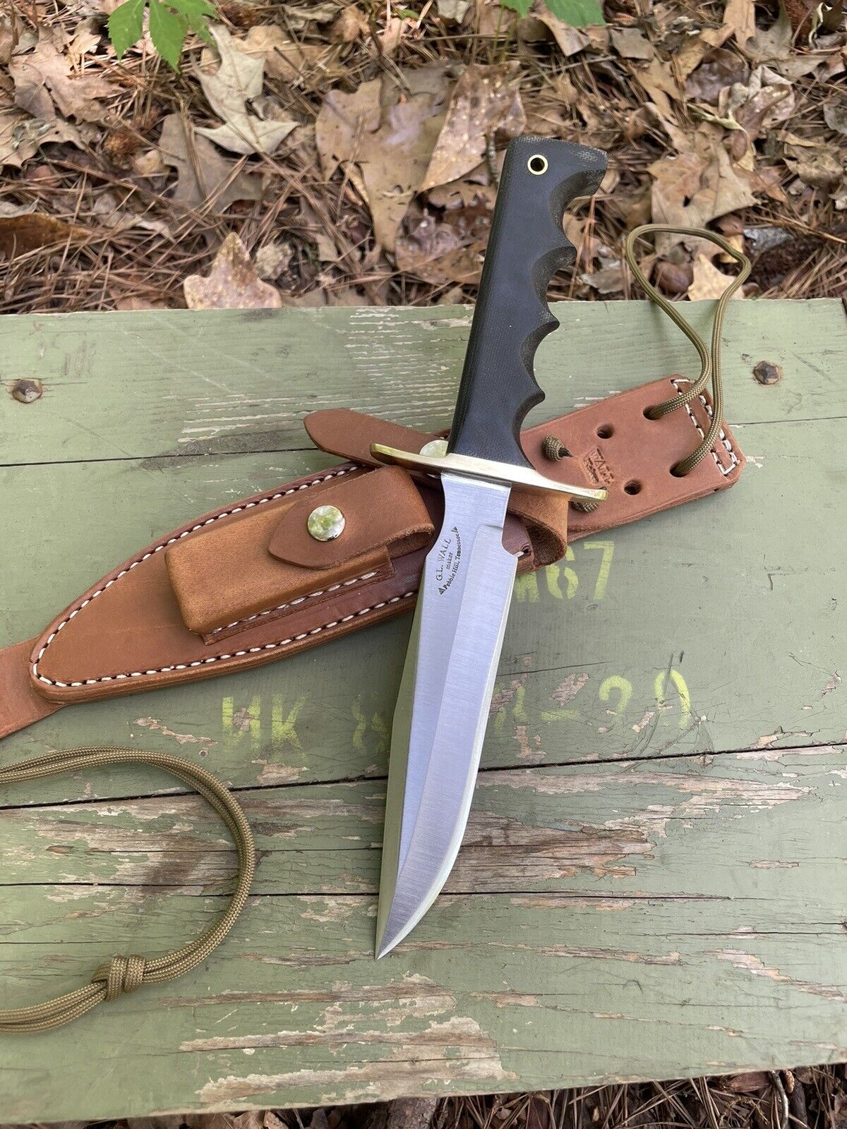 Wall Knives, Model 1-6 Fighter With Model A Sheath