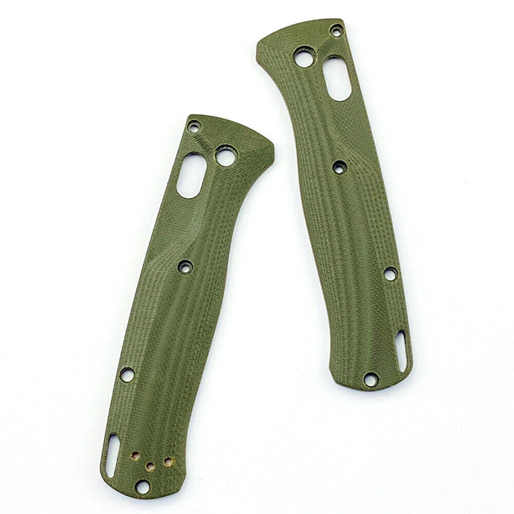 Handle 1Pair Non-slip Patch DIY G10 Scales Kits For Benchmade Bugout 535 Knife##