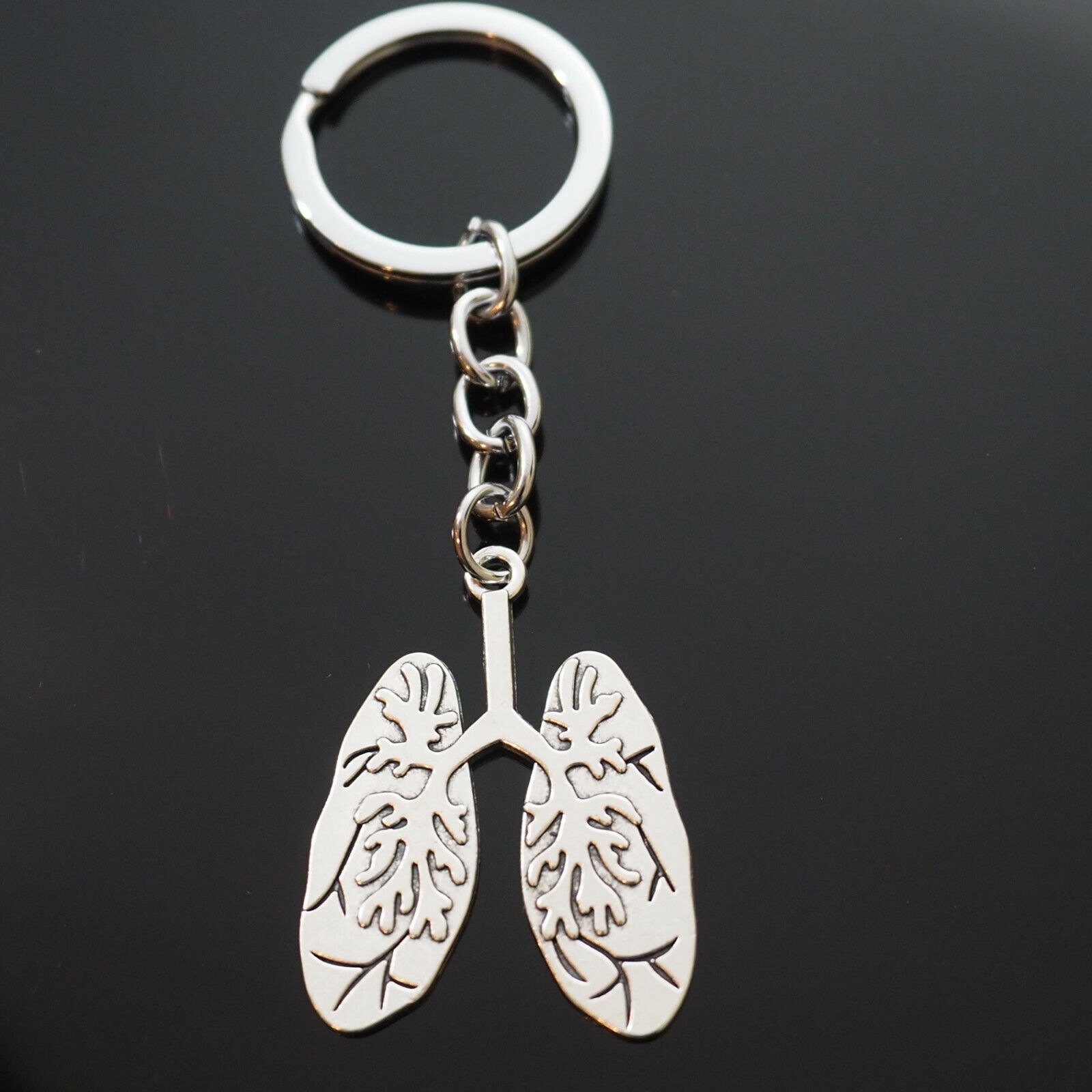 Lungs Body Organs Blood Vessels Breathe Pendant Charm Keychain Key Chain Gift