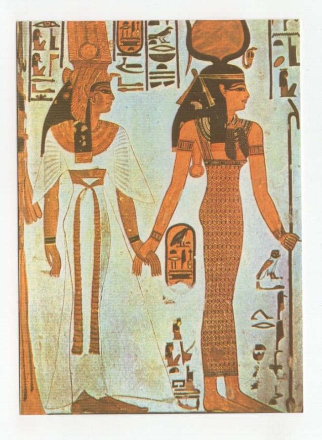 Postcard Egypt Valley of Queens at Thebes Tomb of Nefertari wife of Ramses II