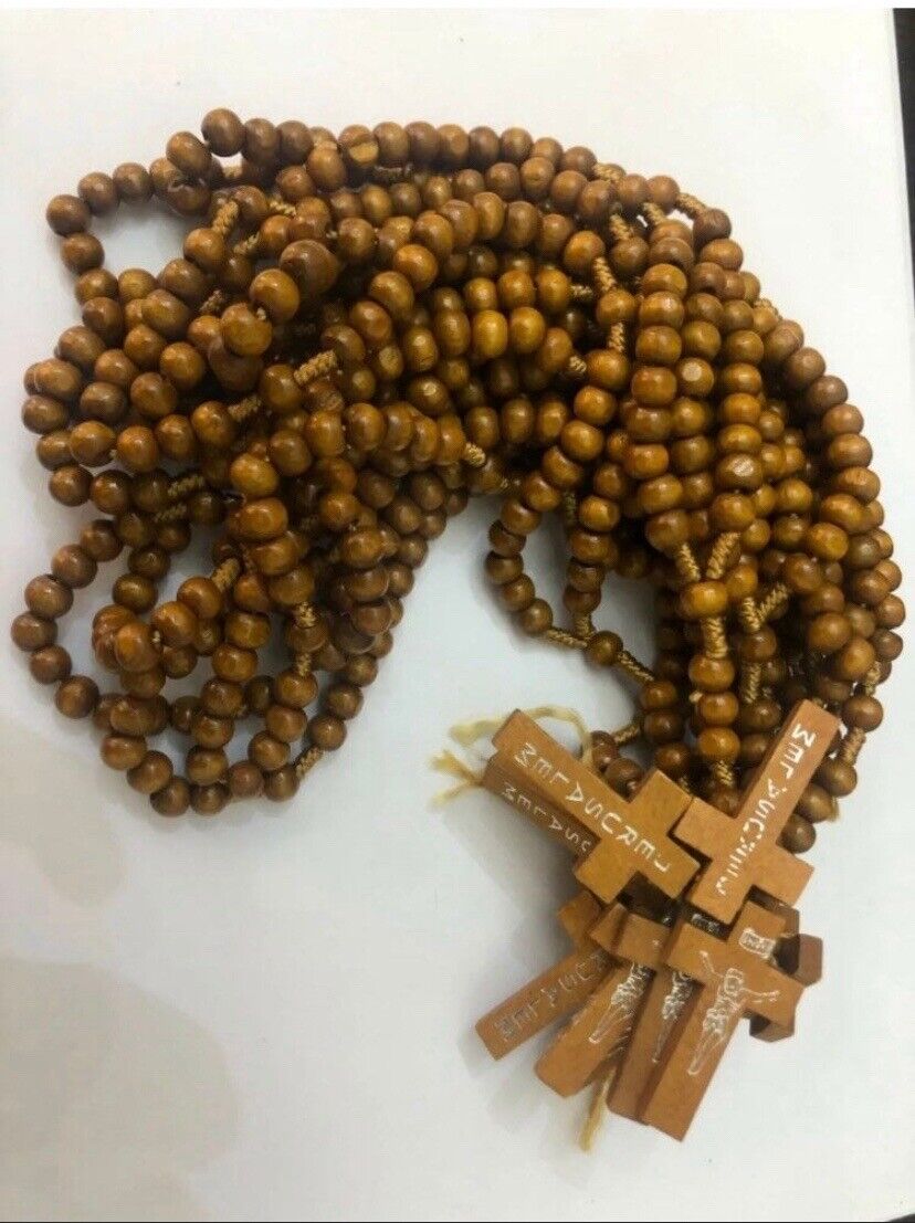 125 packs, bulk rosary 1500 Olive wood catholic rosaries from JERUSALEM holyland
