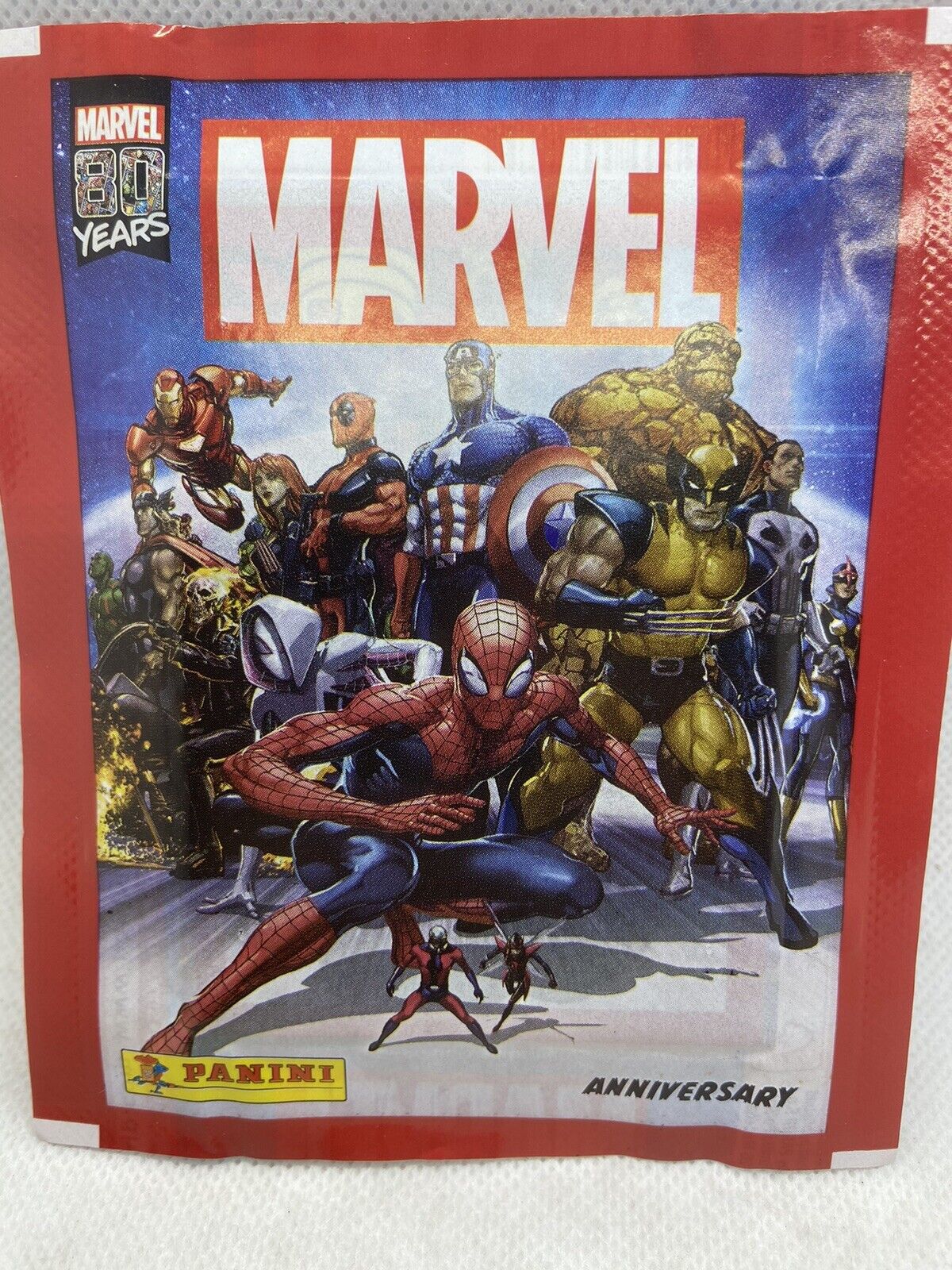 x20 Panini Marvel 80th Anniversary Sticker And Card Packs (100 Sticker 20 Cards