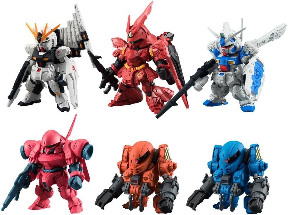 FW GUNDAM CONVERGE ♯1 10pieces Mobile Suit Gundam Toy Action Figure Bandai