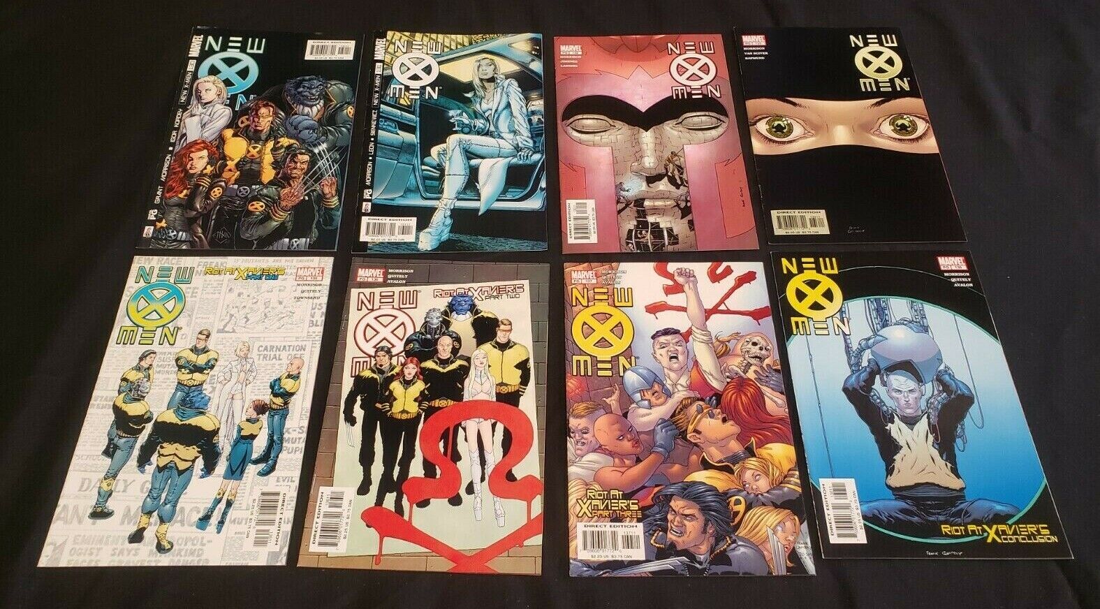 NEW X-MEN 8PC (VF/NM) WEAPON TWELVE, AMBIENT MAGNETIC FIELDS 2002-03